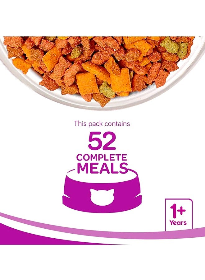 ويسكاس طعام جاف للقطط البالغة بنكهة أسماك المحيط - 1.2 كجم - Image 2